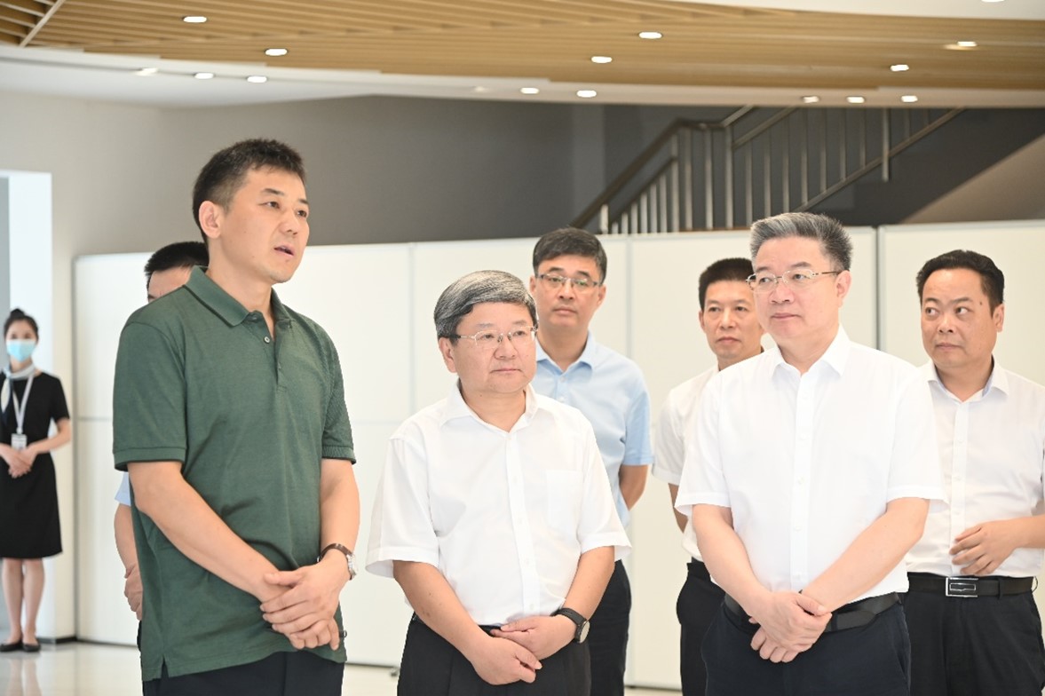 余姚市委书记傅贵荣一行莅临宁波明升MS88生物调研园区建设